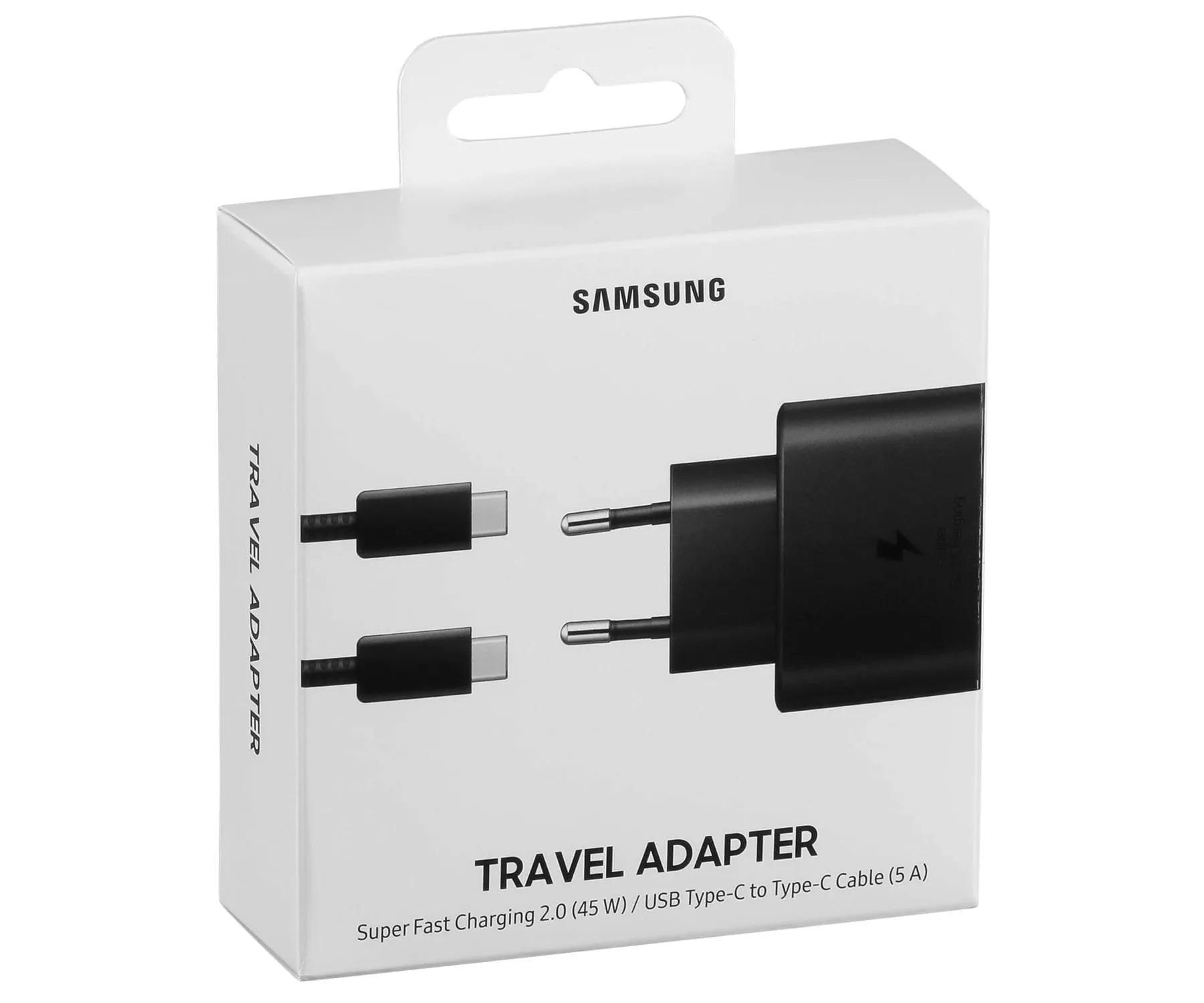 Carregador De Viagem Samsung Super Fast Charging 45w