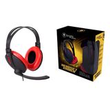 Headset Gamer Com Microfone Vermelho - Bright Gamers - 0206