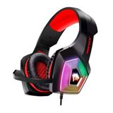 Fone Headset Gamer Vermelho Infokit Usb Gh-x2000