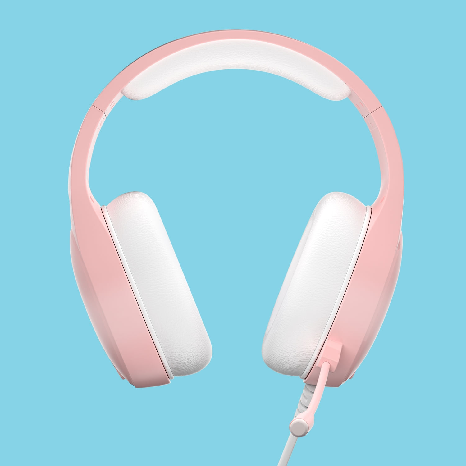 Anivia A10 3.5mm Fones De Ouvido De Música Com Fio Com Microfone (rosa)