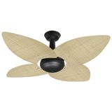 Ventilador De Teto Venti-delta Office Jet Preto Rattan 220v