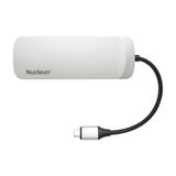 Hub Usb C Kingston Nucleum Hub Adaptador Tipo C 7 Em 1 Cone