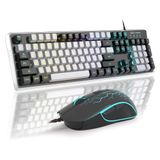 Combinação De Teclado E Mouse Para Jogos Magegee K1 Rgb Led Retroiluminado