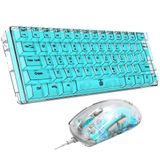 Combo De Teclado E Mouse Para Jogos Snpurdiri 60% Rgb Retroiluminado