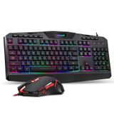 Combo De Teclado E Mouse Para Jogos Redragon S101 M601 Rgb