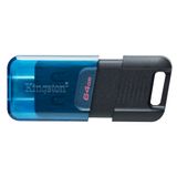 Unidade Flash Usb-c Kingston Datatraveler 80 M De 64 Gb  Us