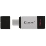 Unidade Flash Usb Tipo C Kingston Datatraveler 80 De 32 Gb (