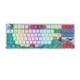 Teclado Mecânico Costom Xvx M87 Tkl Wireless Gateron Red
