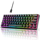 Teclado Mecânico Para Jogos Rk Royal Kludge Rk61 Wired
