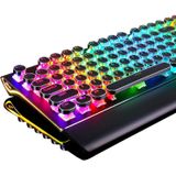 Teclado De Máquina De Escrever Rk Royal Kludge S108 Retro Rgb Preto