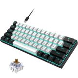Teclado Mecânico Para Jogos Snpurdiri 60% Com Fio E 61 Teclas