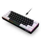 Teclado Para Jogos Snpurdiri 60% Com Fio Rgb Retroiluminado À Prova D&#39;água