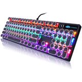 Teclado Mecânico Para Jogos Camiysn Typewriter Style Rgb