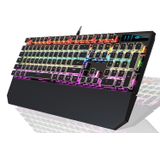 Teclado Mecânico Para Jogos Camiysn Typewriter Style Preto