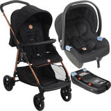 Carrinho De Bebe Com Bebe Conforto E Base Burigotto Lui Cobre