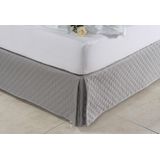 Saia Cama Box 1,28m Larg Viuva Matelasse Ultrassonico