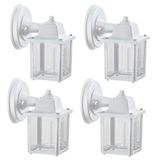 Luminaria Arandela Externo Colonial Branco Alz19 4un