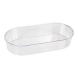 Banheira Cristal Incolor Oval Extra Grande 700ml 6 Unidades
