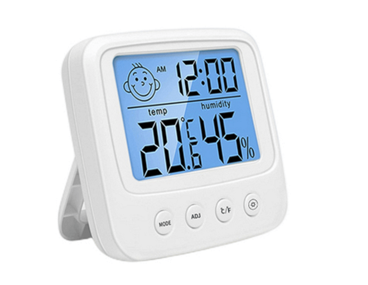 Termo Higrômetro Temperatura Ambiente E Umidade Tela Lcd