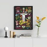 Quadro Decorativo Poster Rio De Janeiro 33x24cm