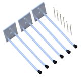 3 Suporte Para Vassouras Rodos De Parede Organizador 18cm