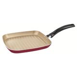 Bistequeira Tramontina Turim Alumínio Antiaderente Starflon Max Externo Silicone Vermelho 24cm 1l Tramontina
