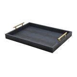 Bandeja Decorativa Com Alça 48x35x7,5cm Bar Café Da Manhã