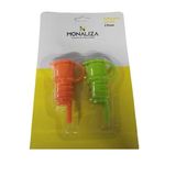 Kit 2 Rolhas  De Garrafa De Plastico