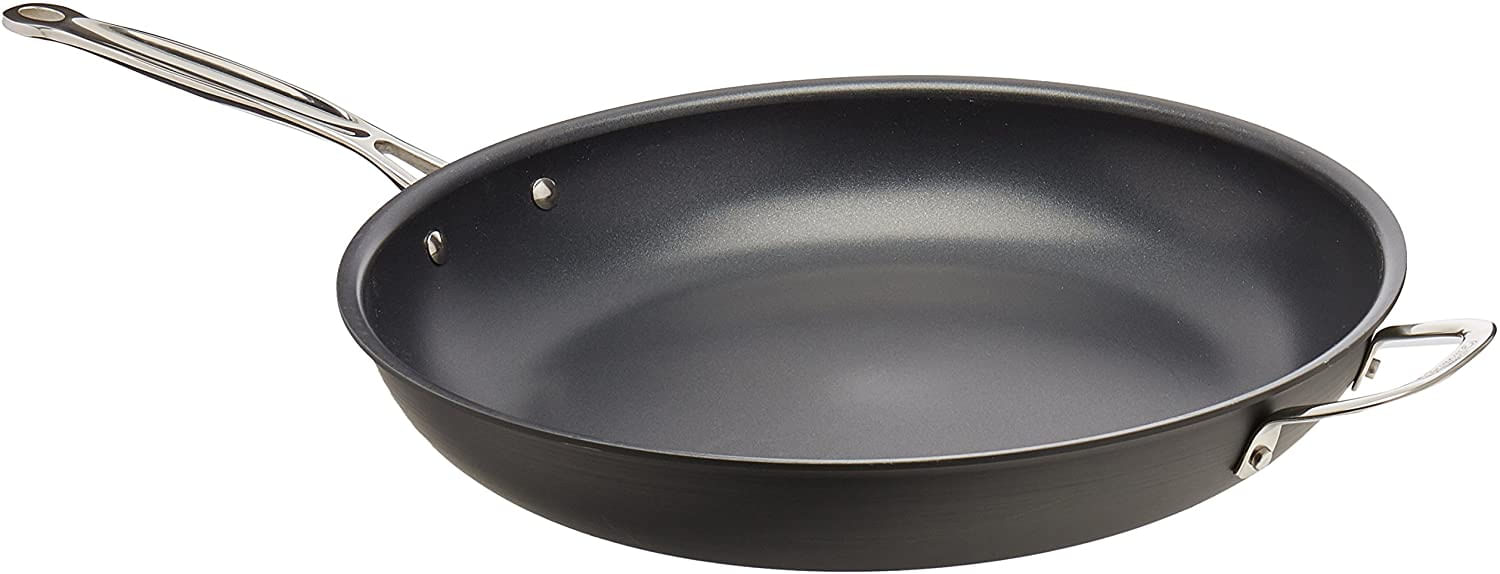 Cuisinart 622-36h Chef&#39;s Classic Nonstick Hard-anodized 14-inch Open Skillet Com Helper Handle, Preto