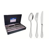 Faqueiro Tramontina Italy 72 Peças Aço Inox Facas De Mesa Forjadas 6mm Alto Brilho Tramontina