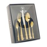 Jogo De Faqueiro De Aço Inox 30 Peças Avalon Dourado - Wolff