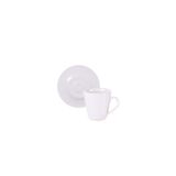 Conjunto Xícara Pires Café Tramontina Mesh Porcelana 70ml Tramontina