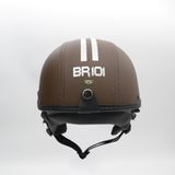 Capacete Coquinho Br 101 Marrom Cristal M - Scooter/bike