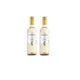 Kit Vinho Chilano Chardonnay Branco Seco Chileno 750ml 2uni