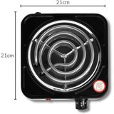 Super Fogão Cooktop Elétrico Portátil 1 Boca 1000w - 110v