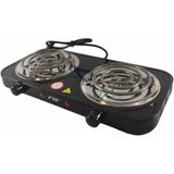 Super Fogão Cooktop Fogareiro Elétrico 2 Bocas Portátil 110v