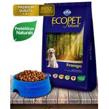 Ração Seca Ecopet Natural Frango Para Cães Adultos - 15kg