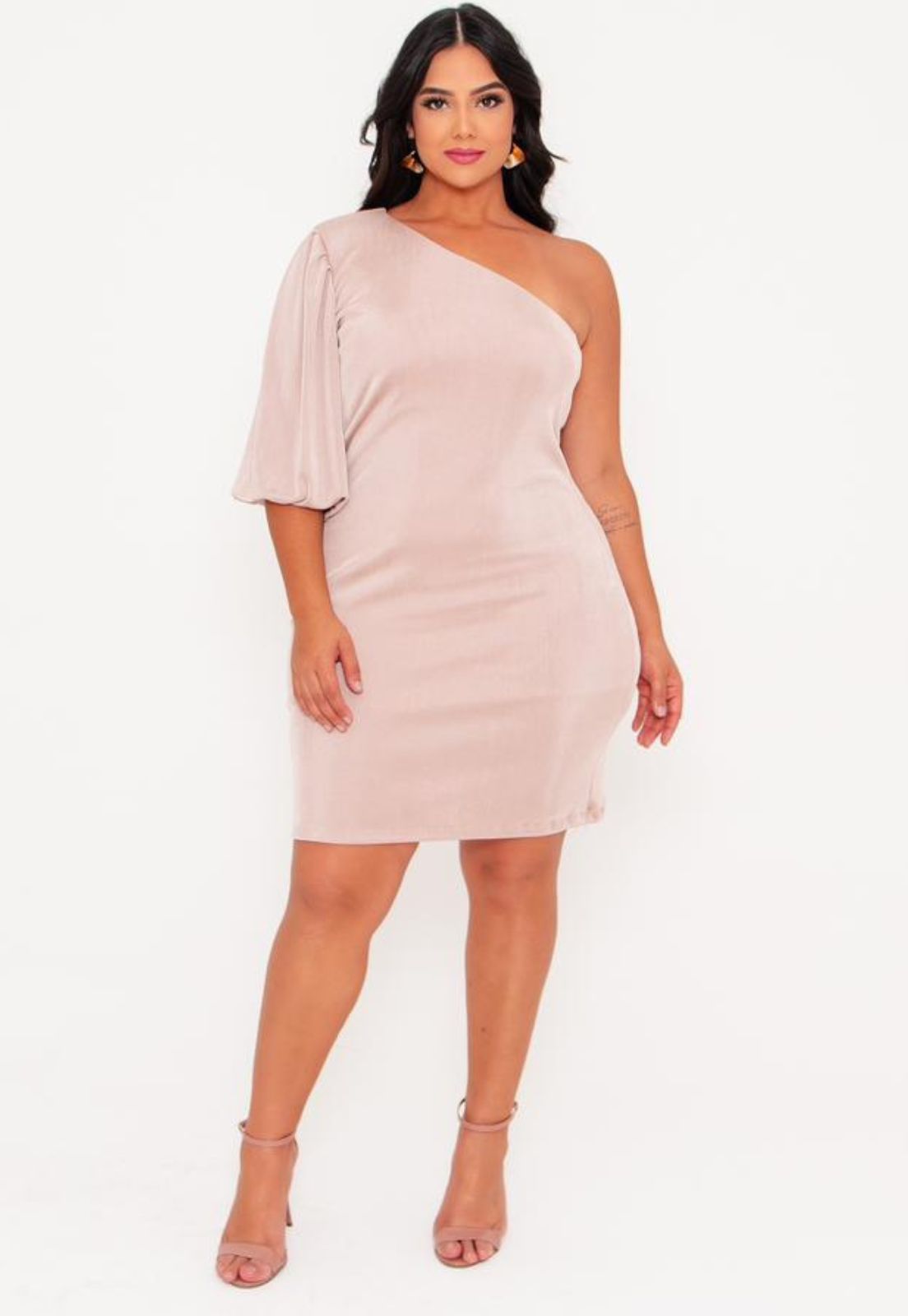 Vestido Feminino Plus Size New Tricot