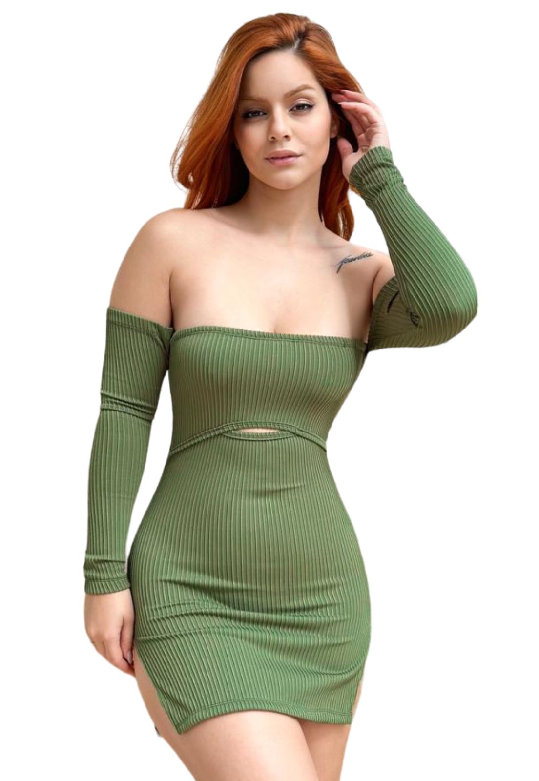 Vestido Feminino Curto Tomara Que Caia Ciganinha Manga Longa !