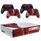 Skin Adesivo Protetor para X Box One S e Controles Control Remedy b1