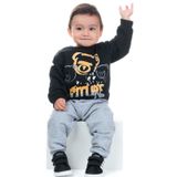 Conjunto Moletom Infantil Menino Felpudo Blusão E Calça