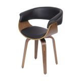 Cadeira Giratória Elba Or Design Preto/marrom