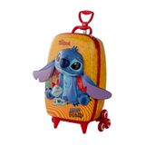 Mochila De Carrinho Stitch Tropical Infantil 3d Impermeável