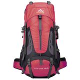 Mochila Camping Vermelho Impermeavel Wct Fitness
