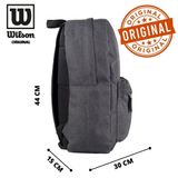Mochila Esportiva Wilson 2 Divisórias 25l Preta
