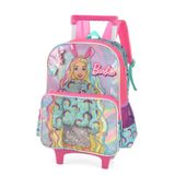 Mochila De Rodinhas Com Alça Luxcel Barbie Pink