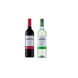 Kit Vinho Periquita Tinto Meio Seco + Branco Seco 750ml Cada