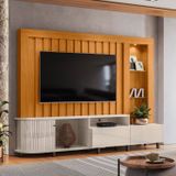 Estante Para Tv E Home Theater Le Mans Cinamomo/off White