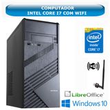 Computador Cpu Pc Intel Core I7 - Memória 8 Gb