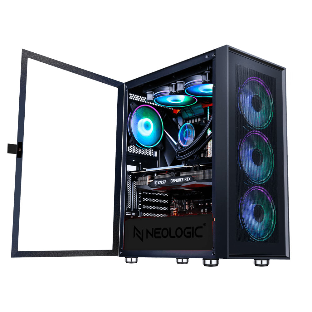 Pc Gamer Amd Ryzen 5 5600gt 16gb 3200mhz (radeon Vega 7), B450m, Ssd 240gb, 500w 80 Plus, Gabinete Com 3 Fans, Neologic - Nli87561 U Unica Unica